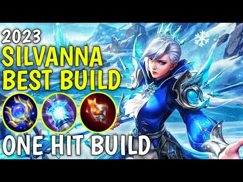 SILVANNA BEST BUILD 2023 | TOP 1 GLOBAL SILVANNA BUILD AND EMBLEM | SILVANNA NEW BUID | DAMAGE BUILD
