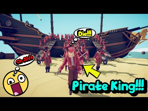 Pirate King Vs Every Units + Mod Units (Same Price) TABS - Totally Accurate Battle Simulator