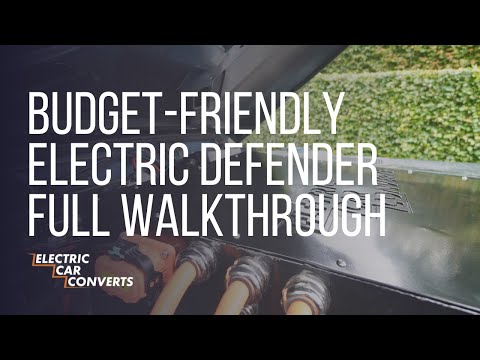 The CHEAP EV conversion of a Land Rover Defender (£33,000). Full walkaround of this electric beauty!
