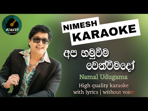 Apa Hamu Weema Wen Weema Karaoke With Lyrics | Namal Udugama | අප හමු වීම | Nimesh Karaoke
