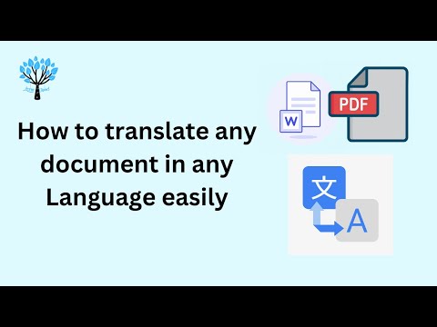 How to translate Word or PDF to any language Easily using Google Translator