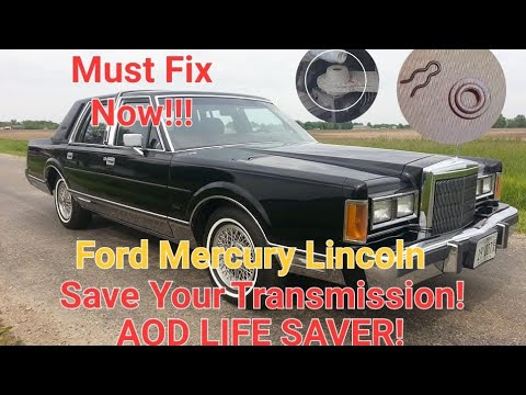 1988 1989 Lincoln Town Car AOD Transmission TV Cable Bushing Replacement. Save Your Transmission!