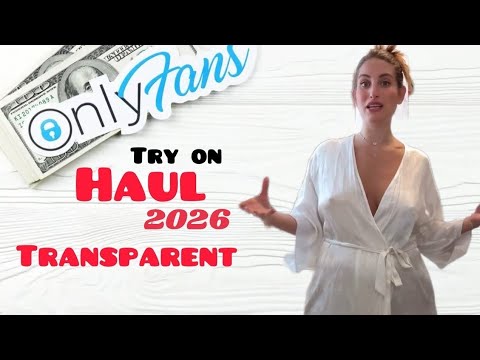 4K Try-On Haul See Everything | Transparent Dress, Lingerie & Bikini Try-On Haul With Me (2026)