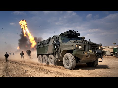 The First Baghdad Thunder Run, Iraq 2003 - Animated