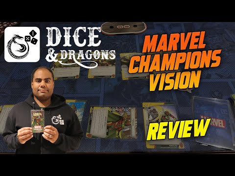 Dice and Dragons - Marvel Champions Vision Hero Pack Review