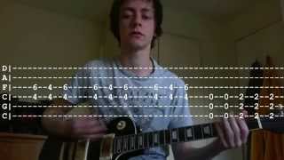 How to Play: (With Tabs) Kick Me - Sleeping With Sirens