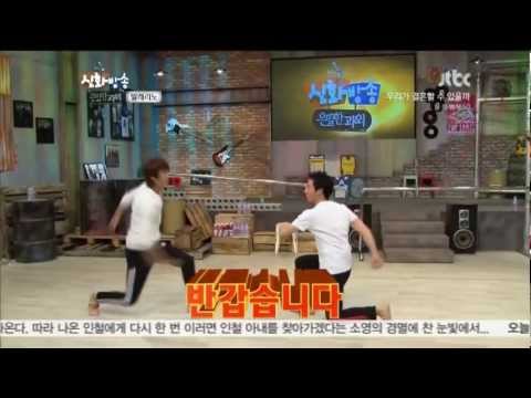 Shinhwa Broadcast Ep36-Hyesung+Andy Cut Ballet Lesson