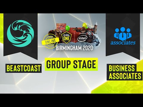 Dota2 - business associates vs. Beastcoast - Game 2 - ESL One Birmingham 2020 - Group Stage - NA