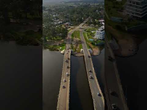 Puente ondulado La Barra, Arroyo Maldonado, Dron Atom