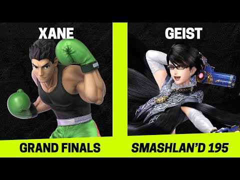 SmashLAN'd 195 Grand Finals - xane (Meta Knight, Pyra/Mythra, Little Mac) vs Geist (Bayonetta)