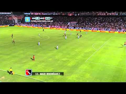 Gol de Rodríguez. Newell's 1 - Arsenal 0. Torneo Primera División 2014. FPT
