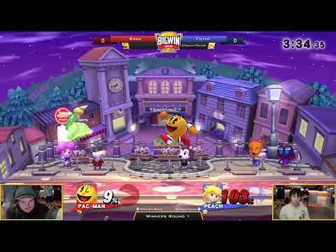 BigWinSmash 46 - Winners Round 1 - Radz (Pacman) v Filthy (Peach, Shulk)