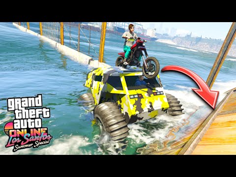 NUEVA CARRERA COOPERATIVA CON ACROBACIA EPICA GTA V | GTA 5 ONLINE PARKOUR | josepo90