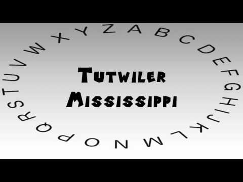 How to Say or Pronounce USA Cities — Tutwiler, Mississippi