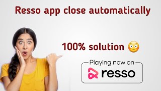 Download lagu Resso app close automatically || resso solution #shorts mp3