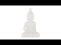 Wei脽e Buddha Figur 18 cm