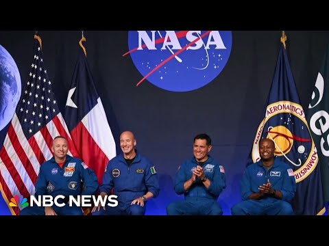 NASA reveals the four astronauts who will head to space for the Artemis III mission