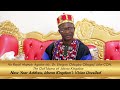 HRM. Agaba-Idu, Dr.Elaigwu O. O. John CON.  Reveals New Year's Address and Vision for the Kingdom.