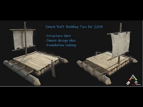 Raft building Tips 2019 [ UN-Official PvP ][ ARK: Survival Evolved ]
