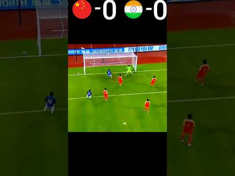 India vs China Friendly Match Highlights #YouTube #shorts #football