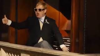 Elton John Screaming In Kingsmen: The Golden Circle