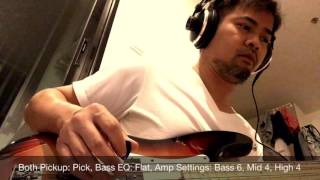 Video thumbnail for Fender American Deluxe Precision Bass 2008 Demo by Vara Vilaivan