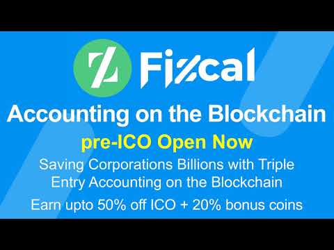 Fizcal - Pre ICO Live - Accounting on the Blockchain