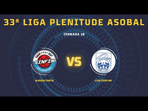 33ª Liga Plenitude ASOBAL J18: Blendio Sinfín - Club Cisne BM. 21-20