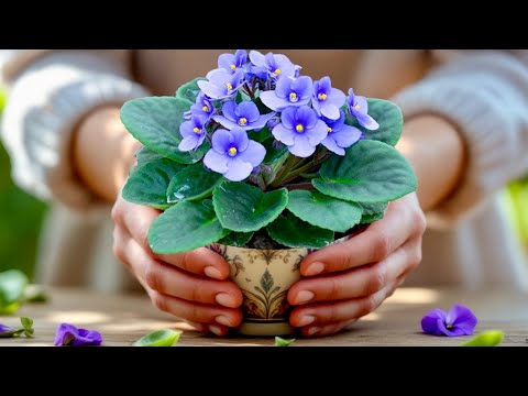 I Do This, and My African Violets Keep Blooming and Multiplying! 🌸✨