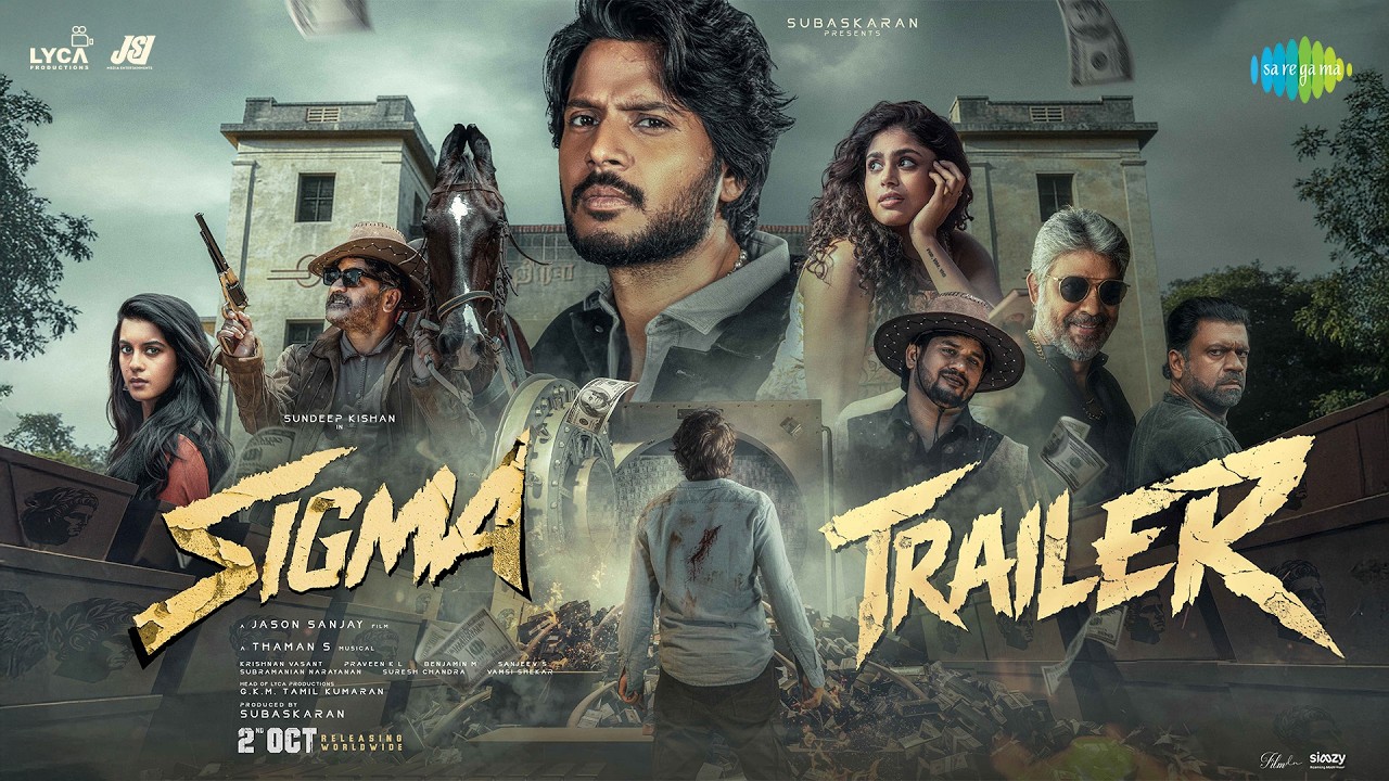 Sigma - Official Trailer | Sundeep Kishan | Faria Abdullah | Jason Sanjay | Thaman S