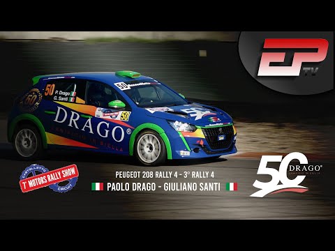 P. Drago - G. Santi | Peugeot 208 Rally4 | ONBOARD PS4 7° Motors Rally Show Pavia