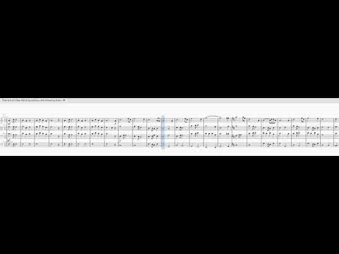 Theme from New World Symphony with Amazing Grace