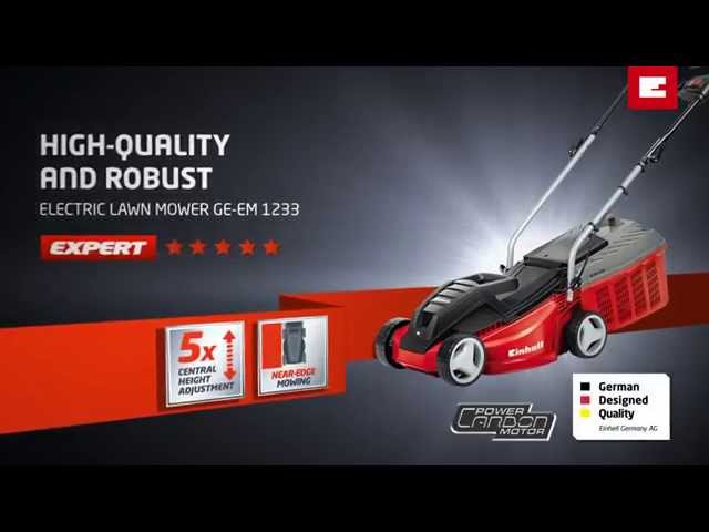 Einhell GE-EM 1233 Cortacésped Eléctrico 1250W video