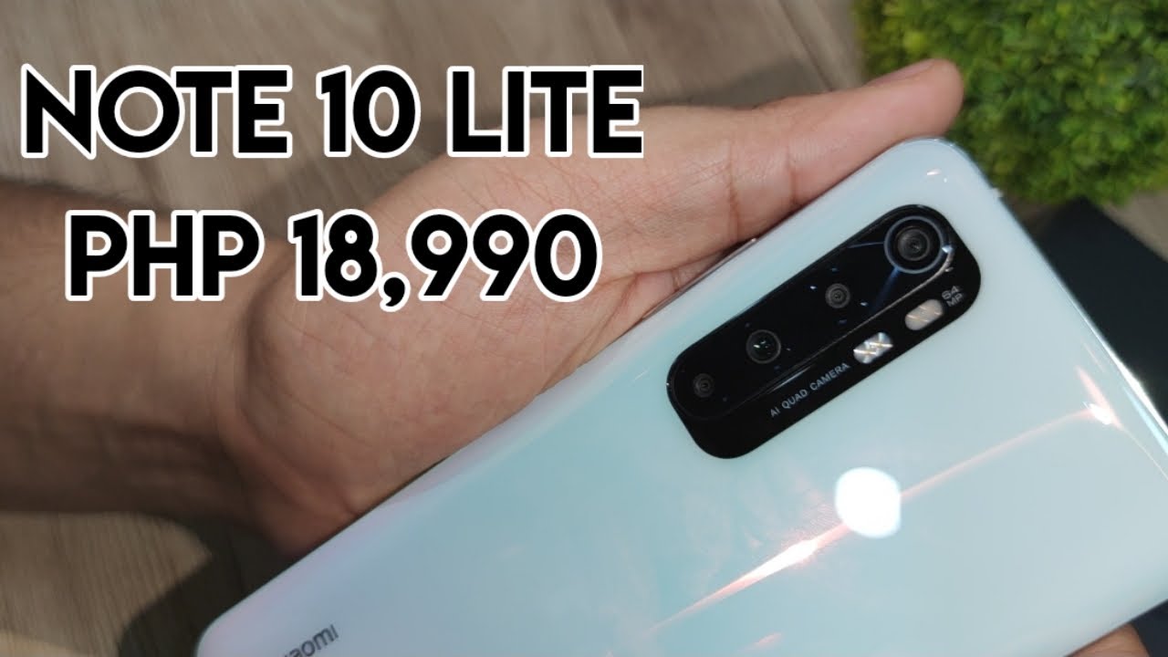 Xiaomi Mi Note 10 Lite quick unboxing + first impressions hands-on review: PH pricing 18,990 pesos