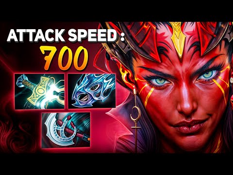 Max Attack Speed Queen of Pain🔥🔥🔥New Meta 25 Kills | Dota 2 Gameplay