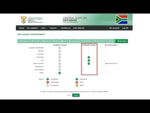 CSD Tutorial 11 Overview Screen