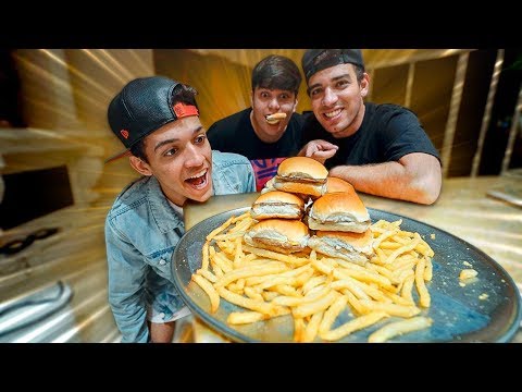 WE HAD FAST FOOD AT THE BREAKMEN MANSION