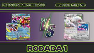 (Round 1) Mega Starmie VS Cinccino | Mesa 1 - Tesko Card Games