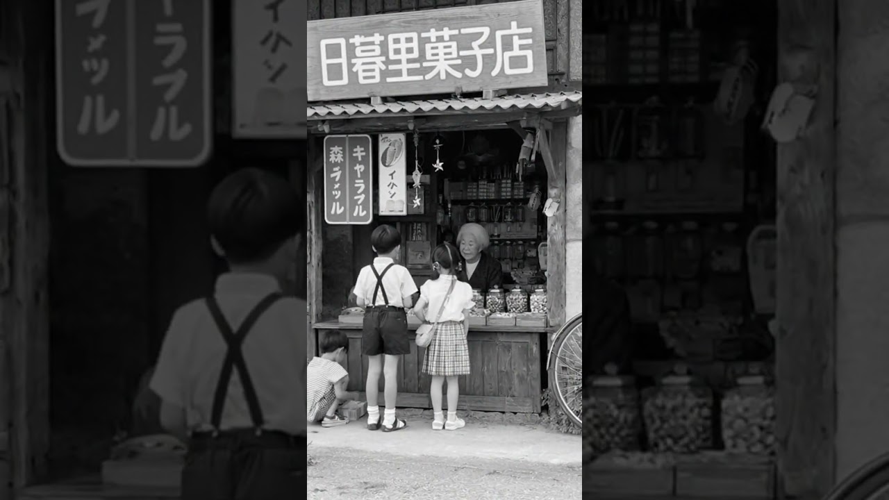 昭和40年の駄菓子屋　日暮里菓子店