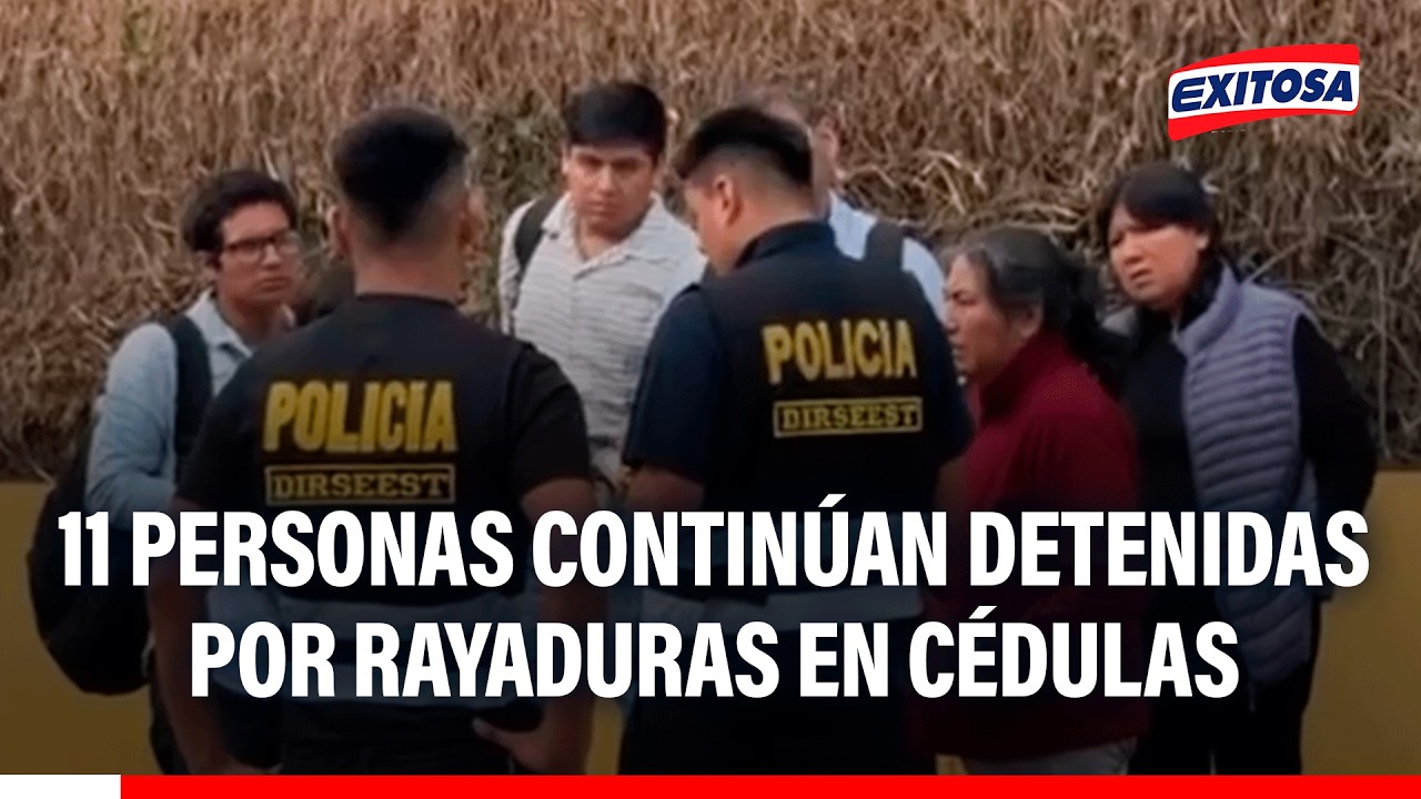 🔴🔵 SElecciones 2026: 11 personas continúan detenidas por presuntamente alterar cédulas de votación