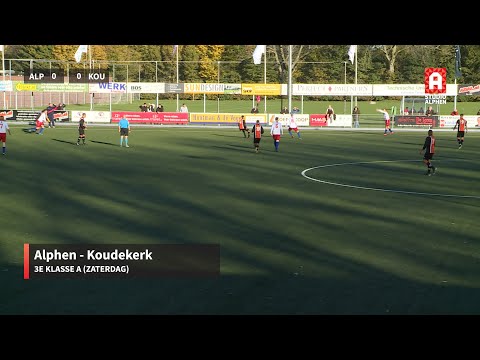 Samenvatting Alphen - Koudekerk (zaterdag 12 november)