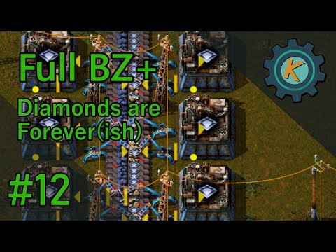 Factorio Full BZ+ #12 - Diamonds Are HOW Slow??