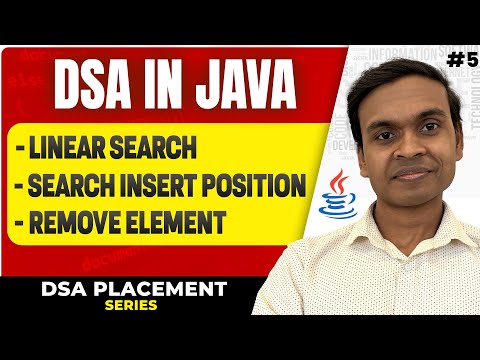 Linear Search In Java Algorithm Code Leetcode Questions Dsa In Java Full Course 5