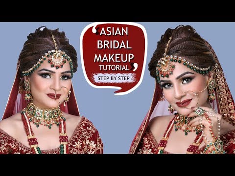 Asian Bridal Makeup Tutorial | Best Indian Bridal Makeup | Traditional Indian Brides | Khubsoorat