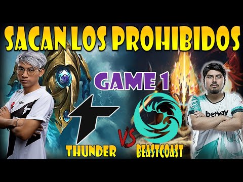 THUNDER AWAKEN vs BEASTCOAST (GAME 1) ESL One Malaysia 2022 South America: Closed Qualifier FINAL