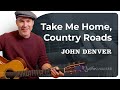 Take Me Home Country Roads Easy Guitar Lesson