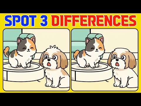 Brain-Busting Spot the Difference Game: How Many Can You Spot Fast? (Normal)