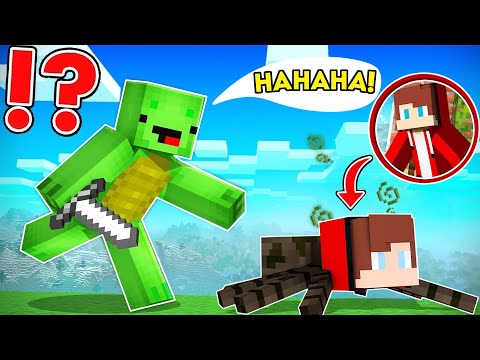 JJ and Mikey Shapeshift into Random Mobs - Minecraft Maizen