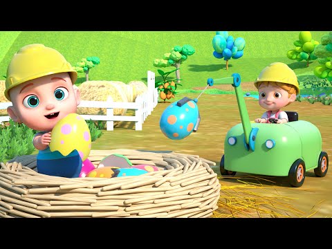 Ovos Coloridos Surpresa com Animais | Músicas Infantis | GoBooBoo em Português