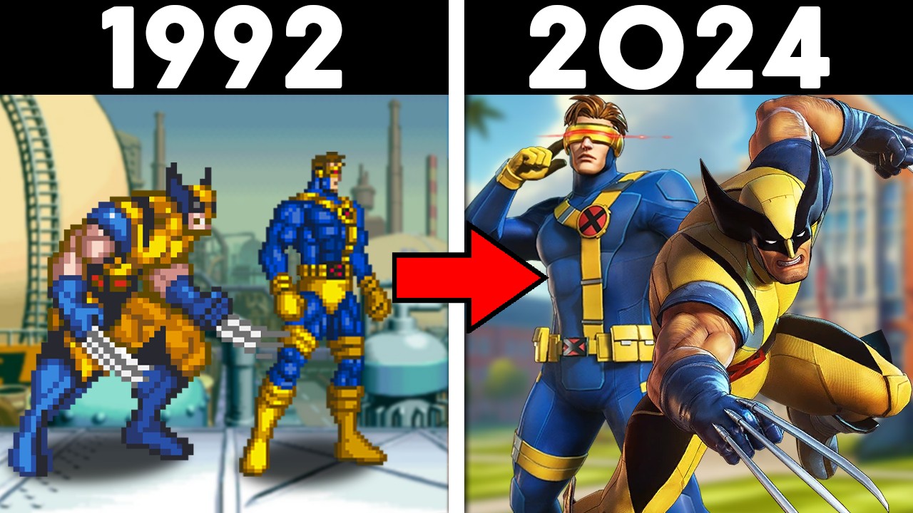 Evolução INCRÍVEL dos jogos do X-MEN